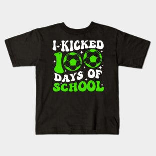 I Tackled 100 Days of School Football 100th Day Teacher Kids T-Shirt